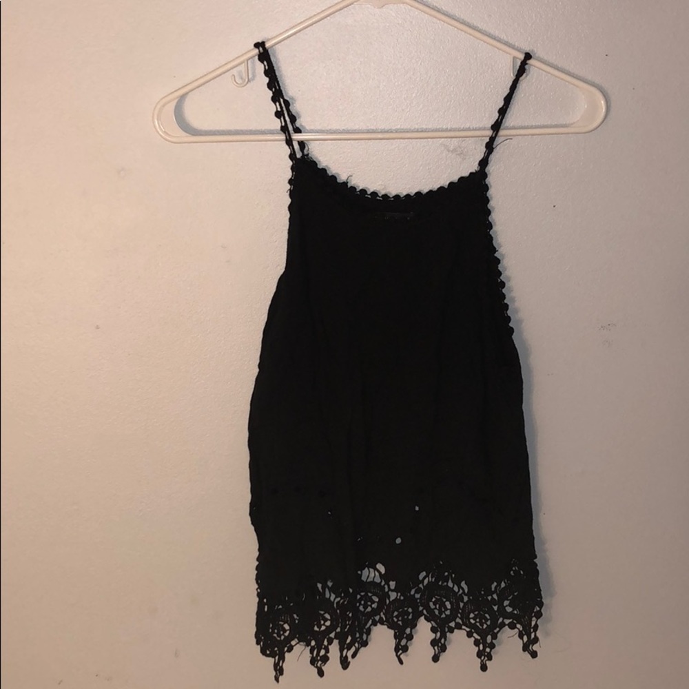 Black tank top